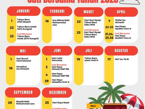 Jadwal Cuti Bersama dan Libur Nasional: Maksimalkan Waktu Istirahat untuk Keseimbangan Hidup