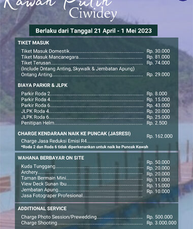 Mengungkap Seluk-beluk Harga Tiket Masuk Kawah Putih: Sebuah Analisis Mendalam